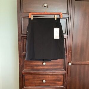 Athleta Vienna Skort NWT Black Built-in Shorts Pockets